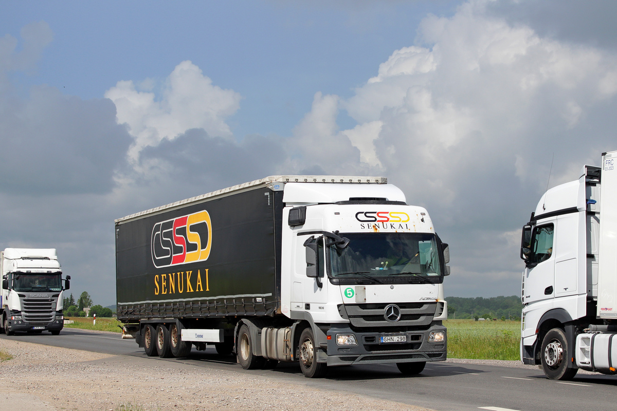 Литва, № GHN 290 — Mercedes-Benz Actros ('2009) 1836