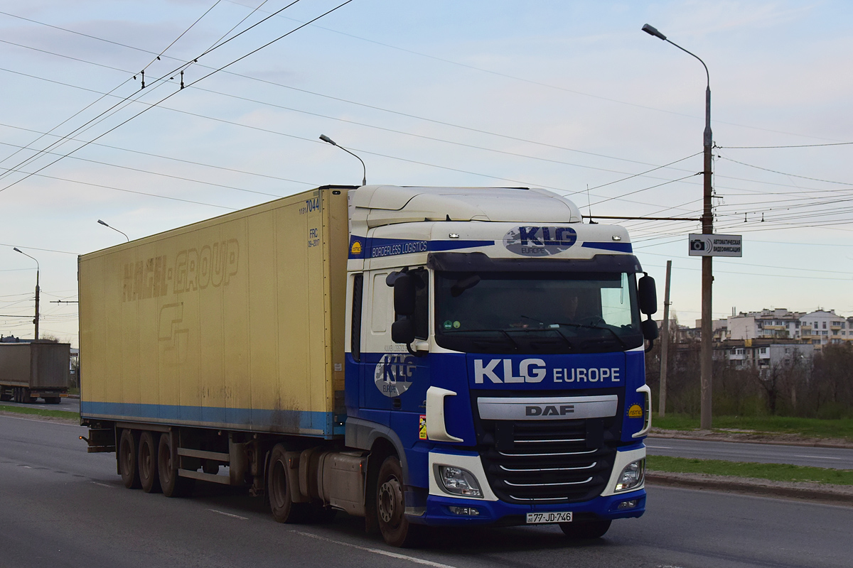 Азербайджан, № 77-JD-746 — DAF XF Euro6 FT