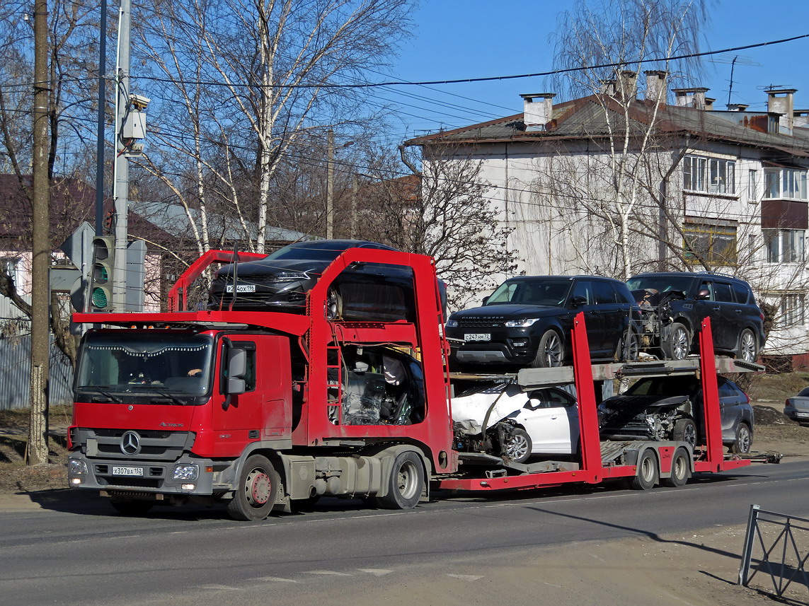 Нижегородская область, № Х 307 ВА 152 — Mercedes-Benz Actros ('2009) 1832