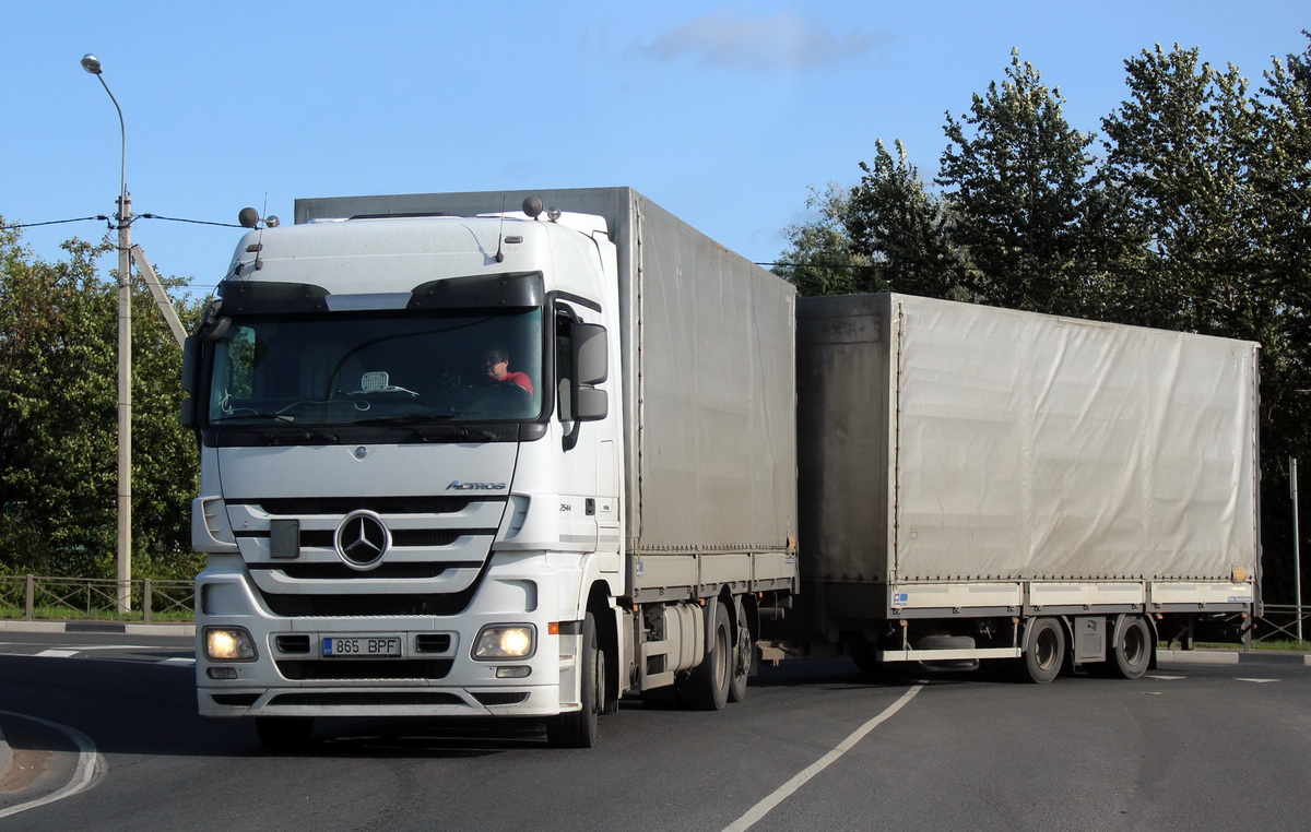 Эстония, № 885 BPF — Mercedes-Benz Actros ('2009) 2544