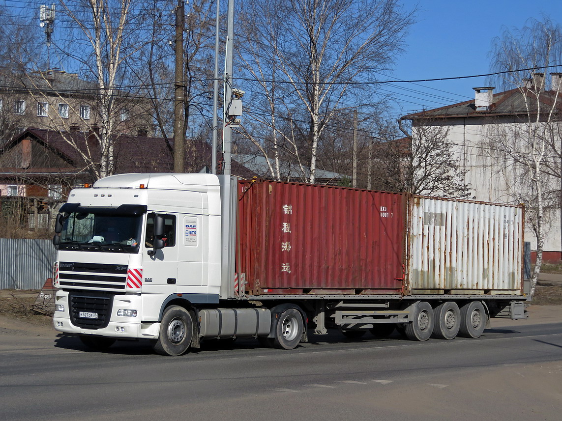 Вологодская область, № К 527 ОЕ 35 — DAF XF105 FT