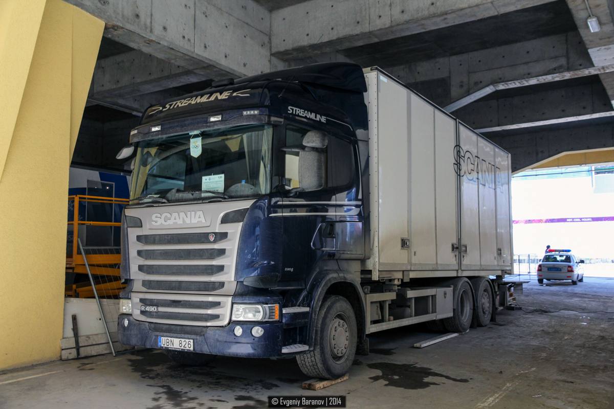 Швеция, № UBN 826 — Scania ('2013) R490