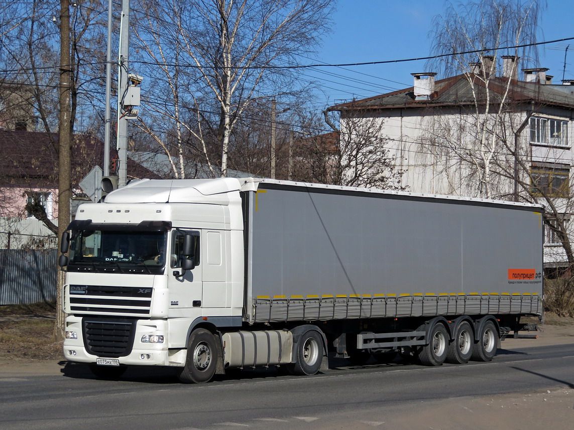 Санкт-Петербург, № Е 075 МХ 198 — DAF XF105 FT