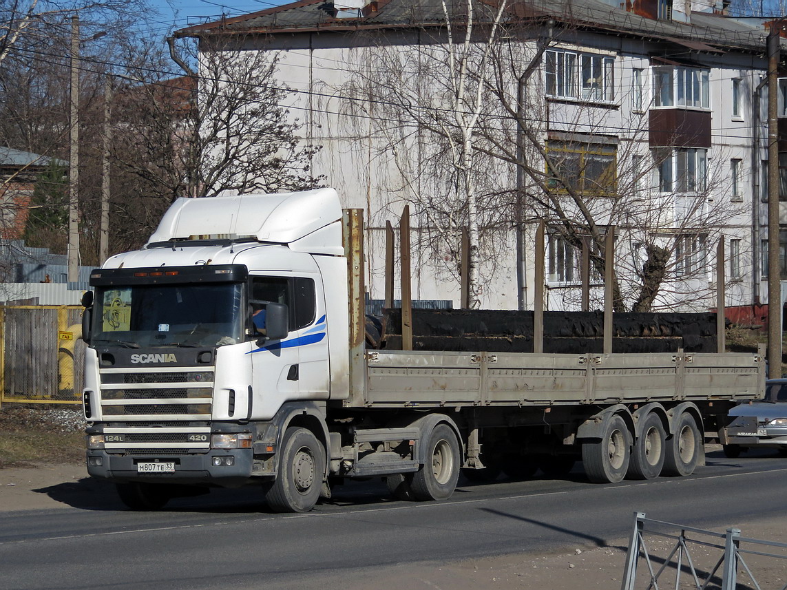 Владимирская область, № М 807 ТЕ 33 — Scania ('1996) R114G