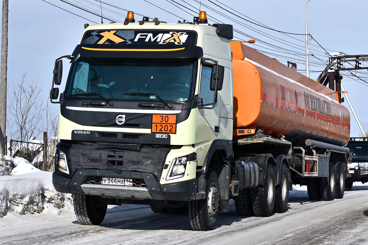 Саха (Якутия), № Х 344 МА 14 — Volvo ('2013) FMX.500 [X9P]