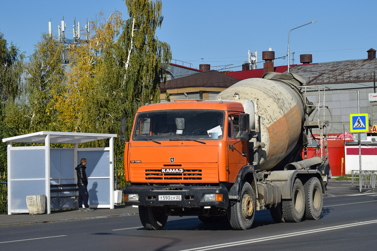 Алтайский край, № Т 593 СУ 22 — КамАЗ-65115-62