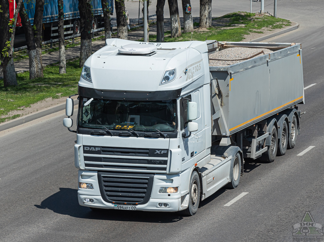 Алматы, № 594 AFI 02 — DAF XF105 FT