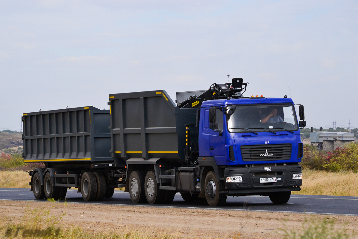 Волгоградская область, № Е 605 ТА 134 — МАЗ-6312C9