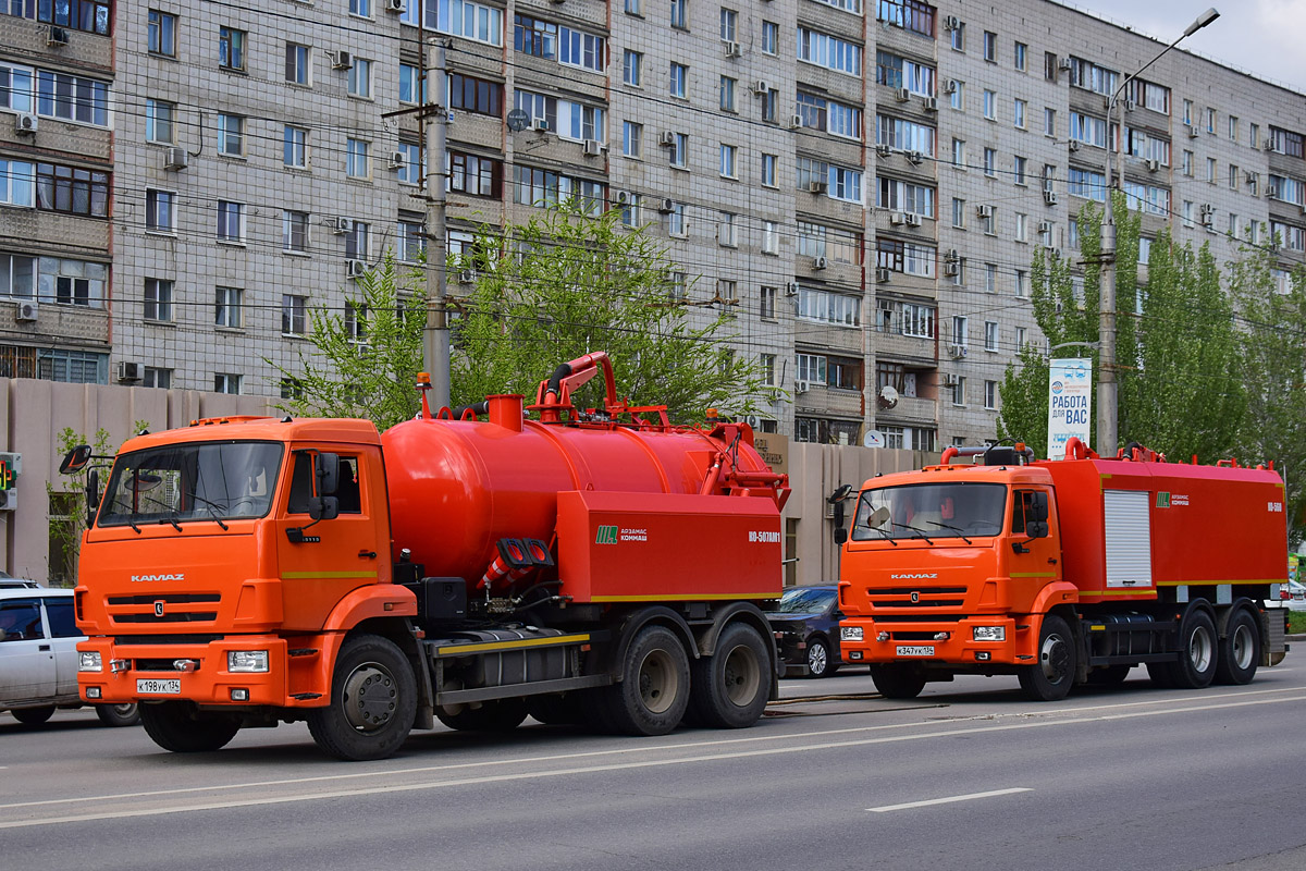 Волгоградская область, № К 198 УК 134 — КамАЗ-65115-A5(48)