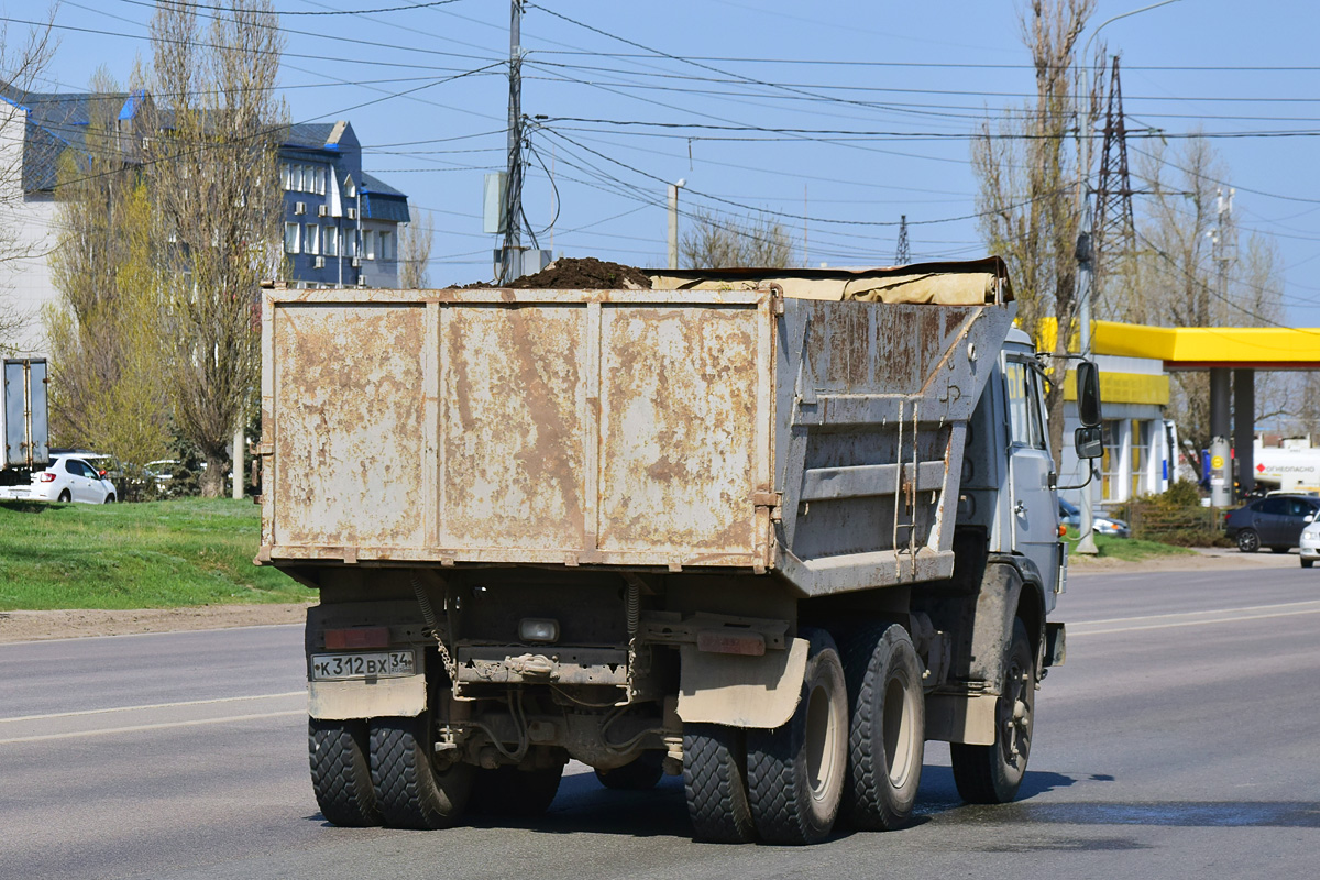 Волгоградская область, № К 312 ВХ 34 — КамАЗ-55111-01 [55111A]