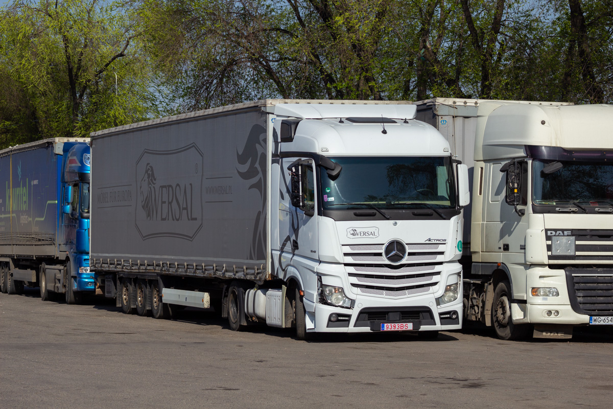 Литва, № 9393 BS — Mercedes-Benz Actros ('2011) 1845