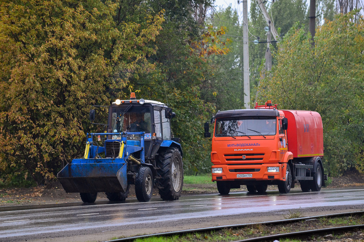 Волгоградская область, № 2922 ВН 34 — Беларус-82.1; Волгоградская область, № Е 245 МТ 134 — КамАЗ-43253-G5(69)