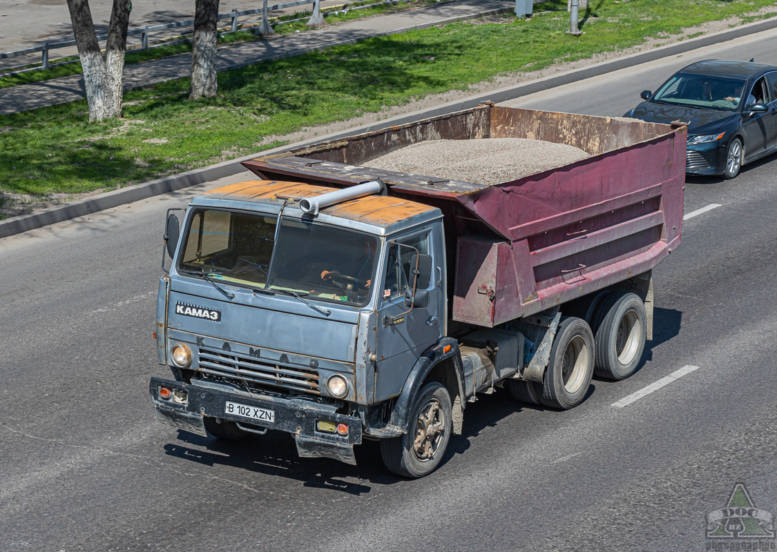 Алматинская область, № B 102 XZN — КамАЗ-55111 (общая модель)