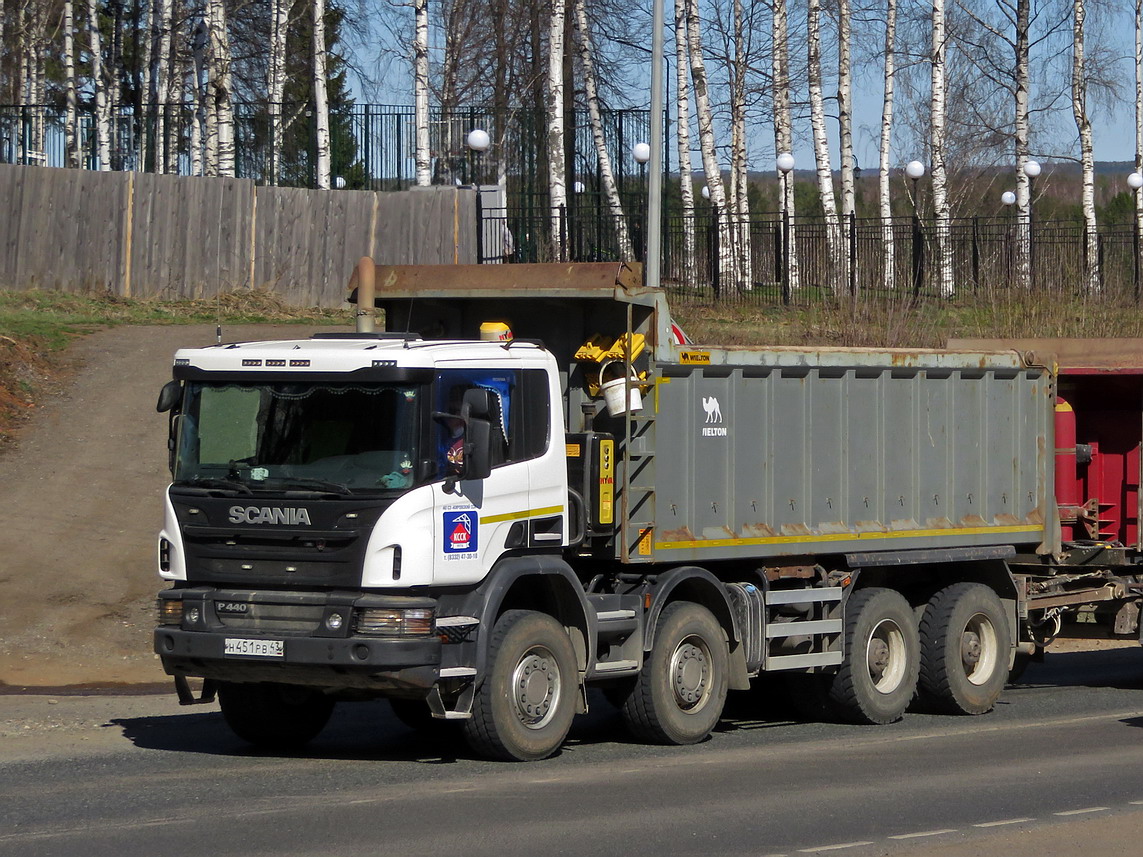 Кировская область, № Н 451 РВ 43 — Scania ('2011) P400