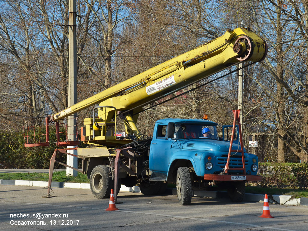 Севастополь, № В 443 СМ 82 — ЗИЛ-431412