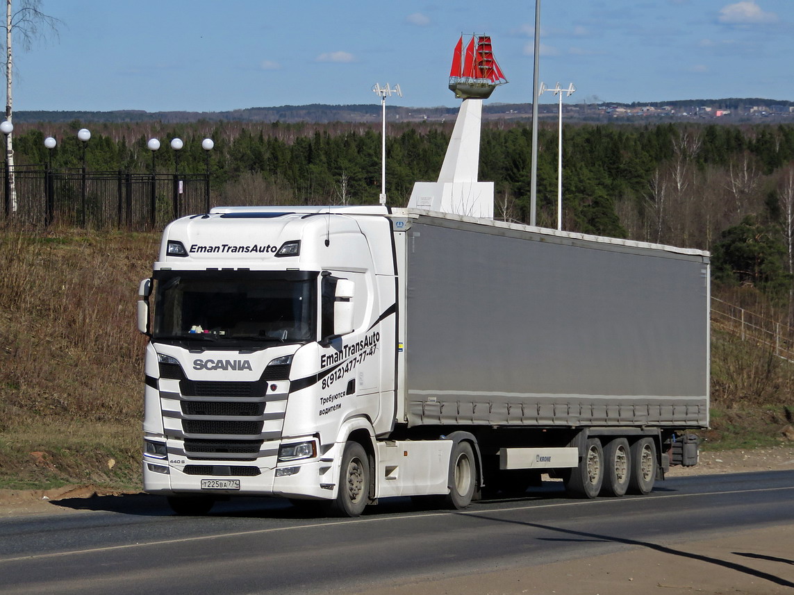 Челябинская область, № Т 225 ВА 774 — Scania ('2016) S440