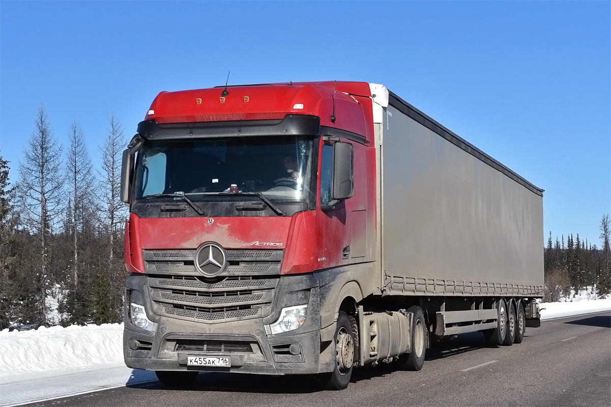 Татарстан, № К 455 АК 716 — Mercedes-Benz Actros '18 1845 [Z9M]