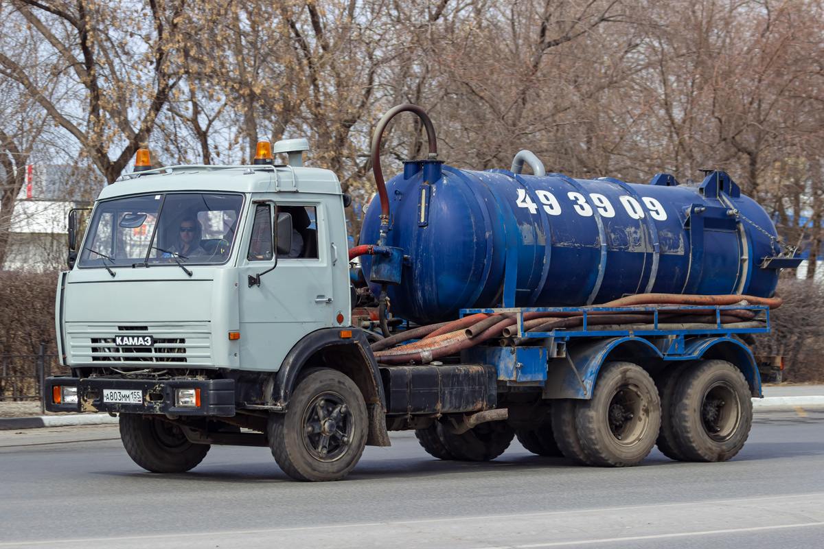 Омская область, № А 803 ММ 155 — КамАЗ-53213