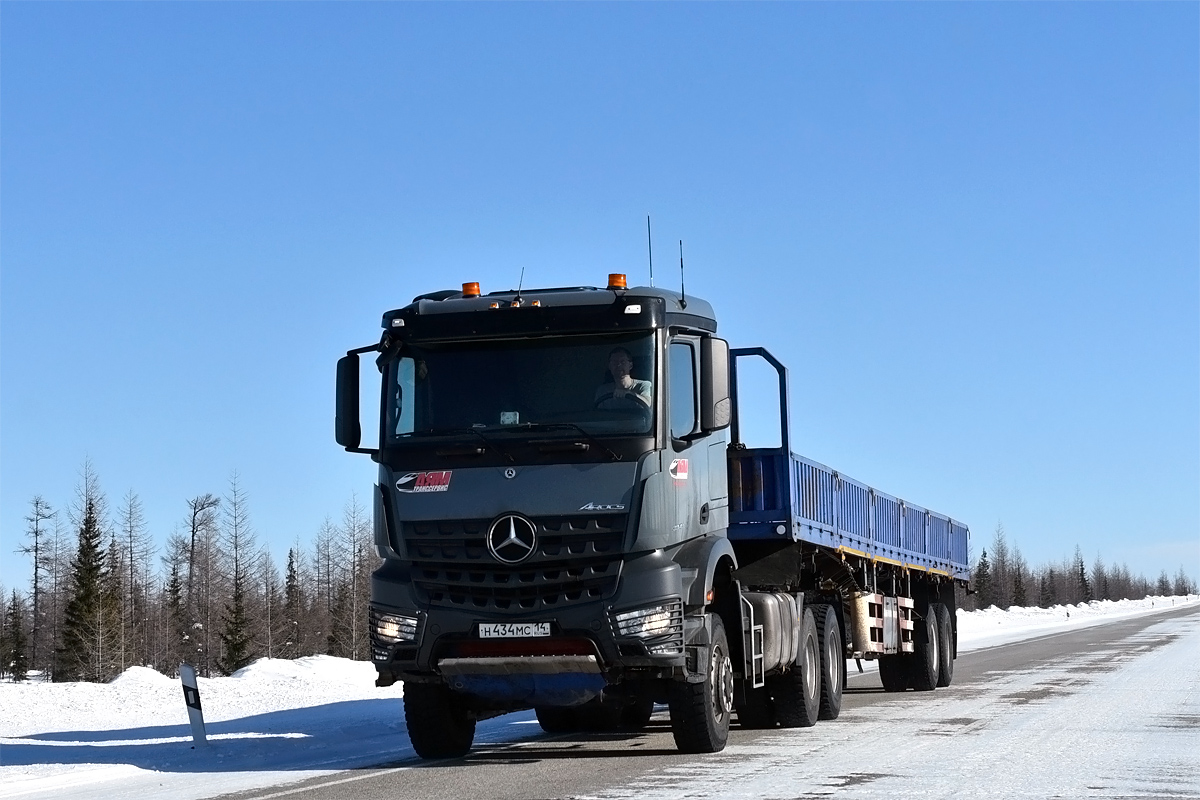 Саха (Якутия), № Н 434 МС 14 — Mercedes-Benz Arocs (общ.м)