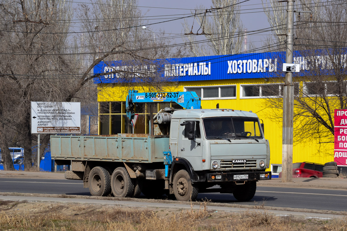 Волгоградская область, № М 892 АУ 134 — КамАЗ-5320