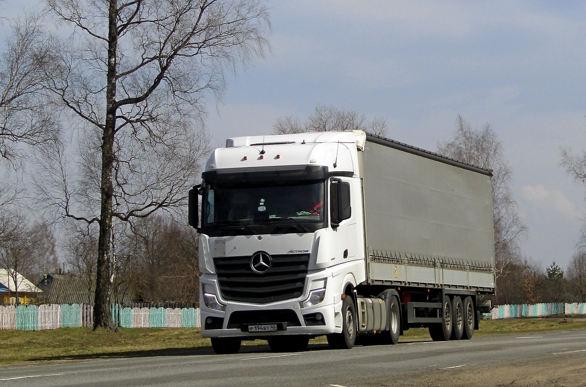 Калужская область, № Р 194 ВТ 40 — Mercedes-Benz Actros '18 1845 [Z9M]