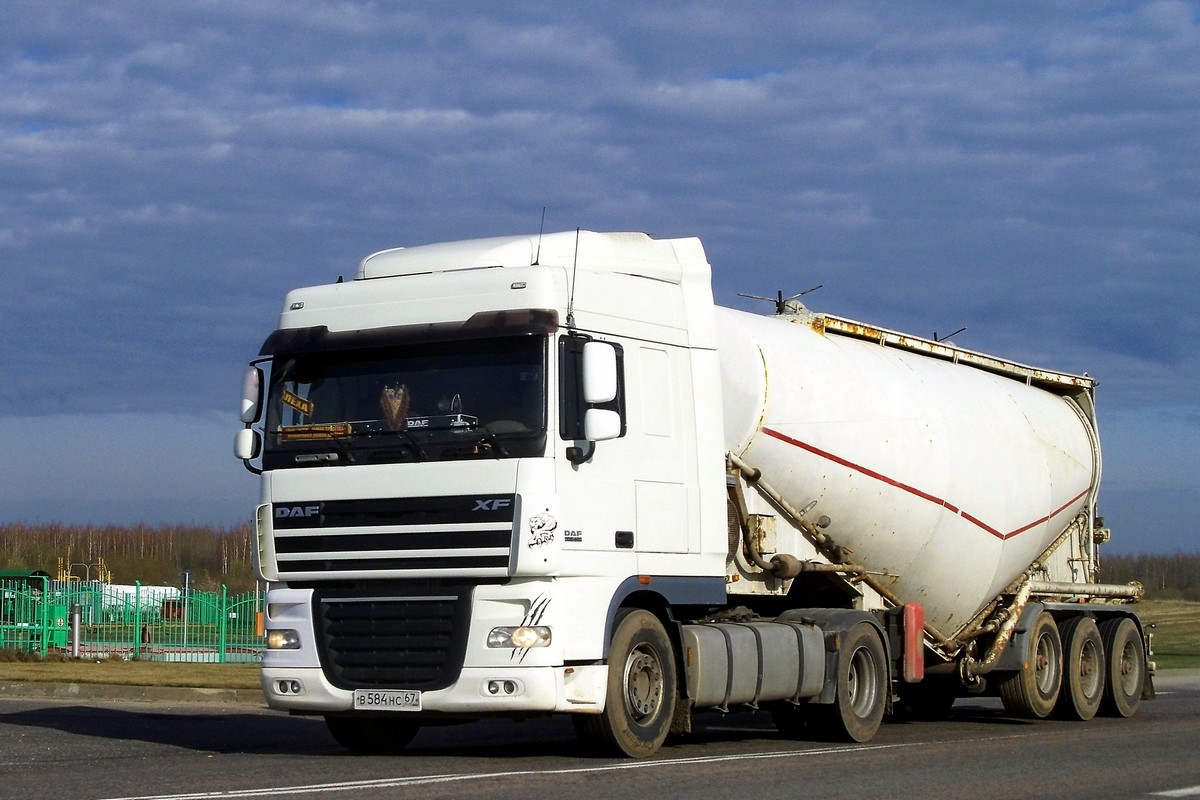 Смоленская область, № В 584 НС 67 — DAF XF105 FT