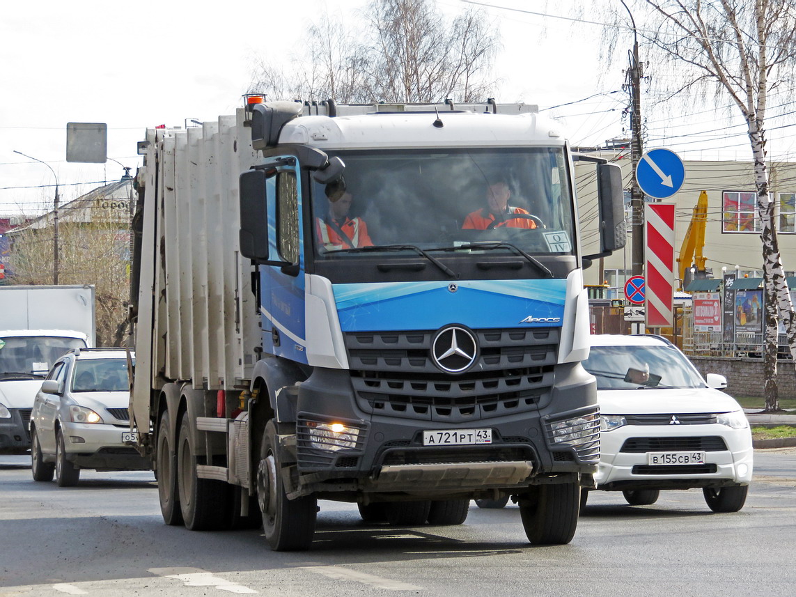 Кировская область, № А 721 РТ 43 — Mercedes-Benz Arocs 3336 [Z9M]