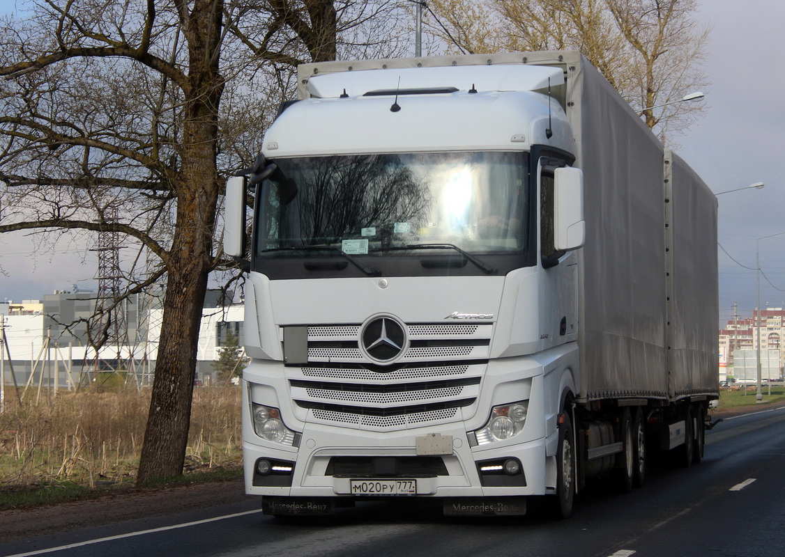 Москва, № М 020 РУ 777 — Mercedes-Benz Actros ('2011) 2542