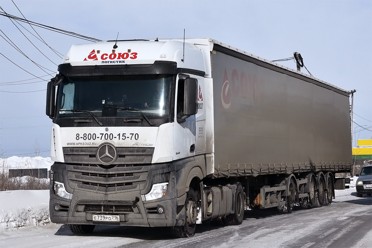 Татарстан, № Е 739 РО 716 — Mercedes-Benz Actros '18 1845 [Z9M]