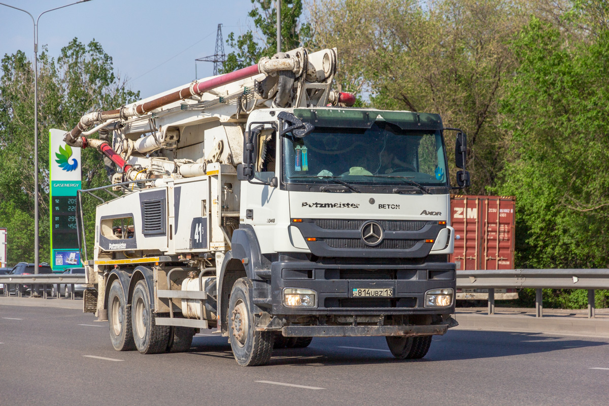 Туркестанская область, № 814 UBZ 13 — Mercedes-Benz Axor (общ.м)