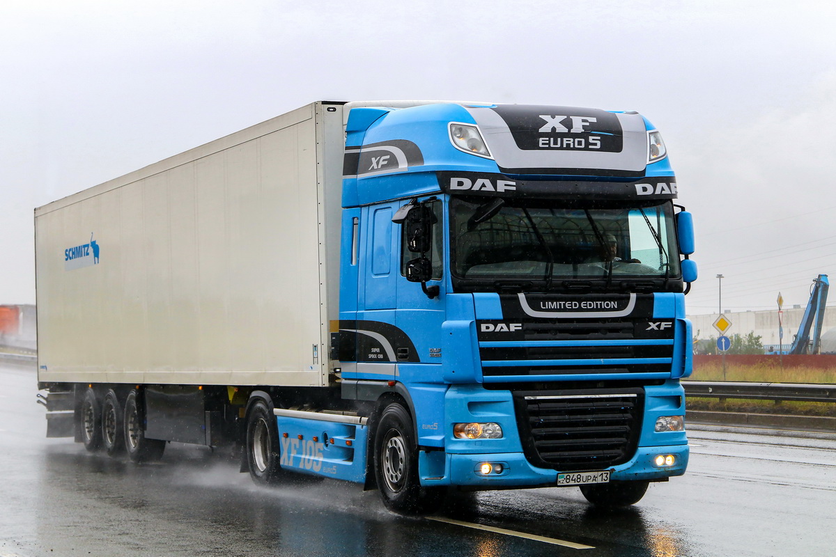 Туркестанская область, № 848 UPA 13 — DAF XF105 FT