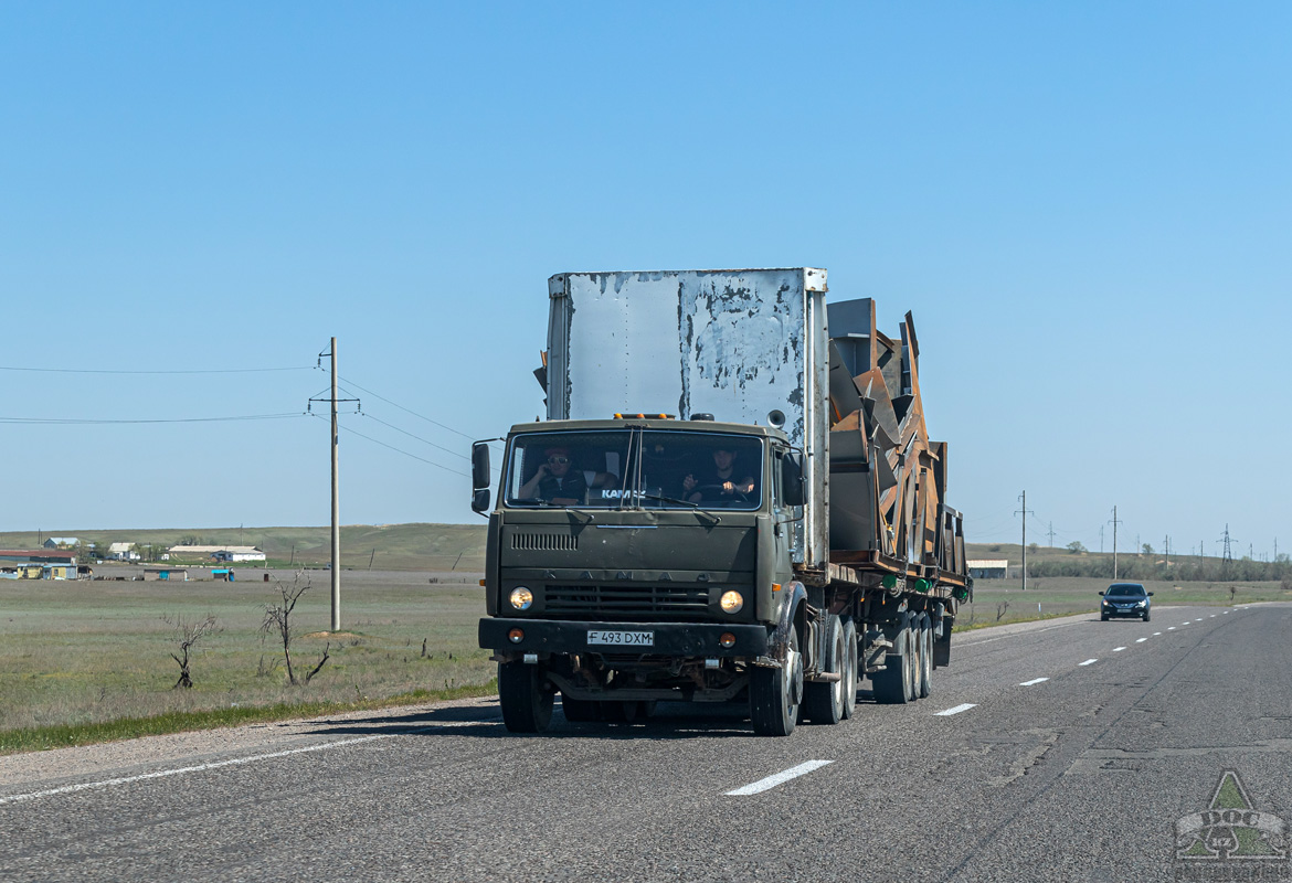 Восточно-Казахстанская область, № F 493 DXM — КамАЗ-5410