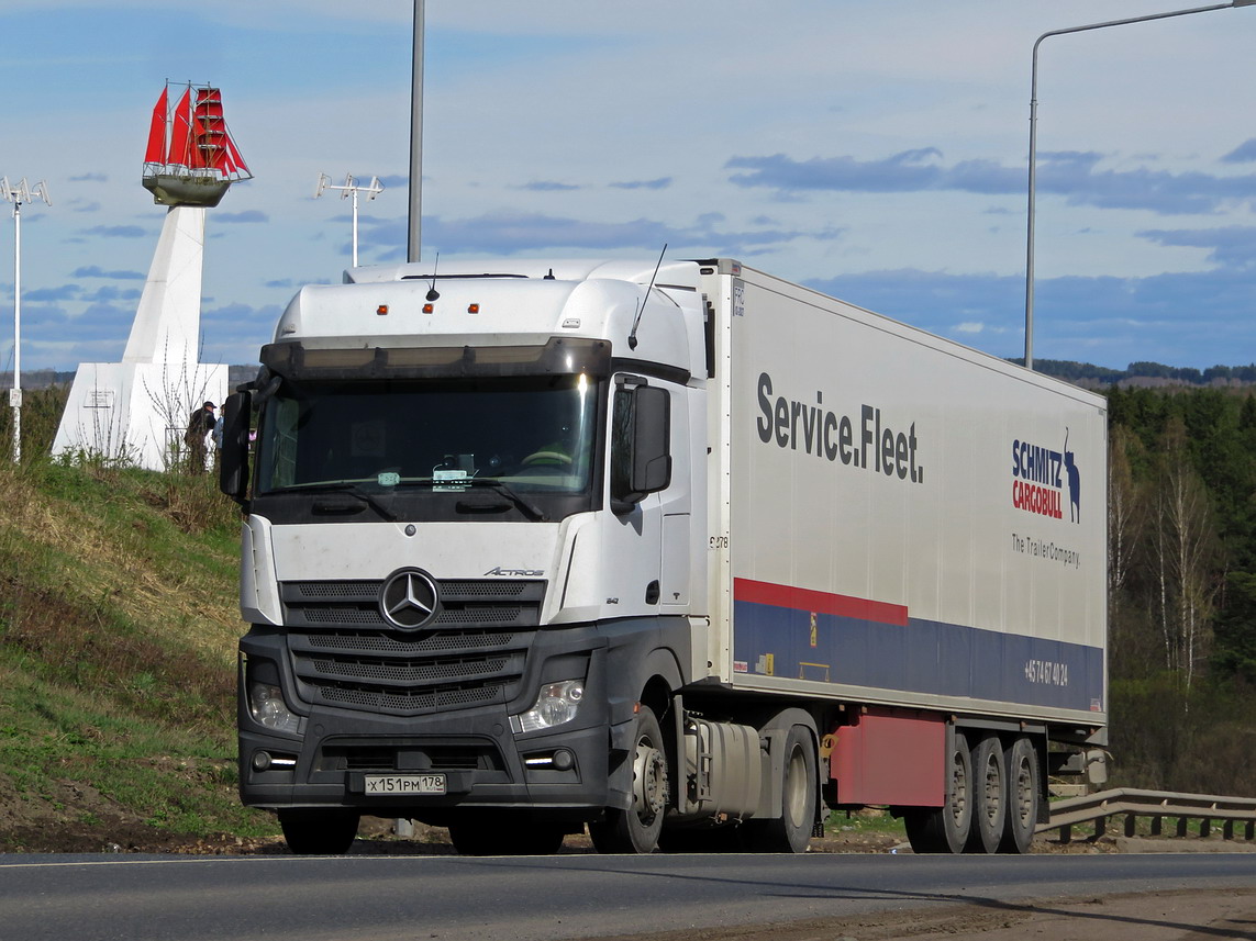 Санкт-Петербург, № Х 151 РМ 178 — Mercedes-Benz Actros ('2011) 1842