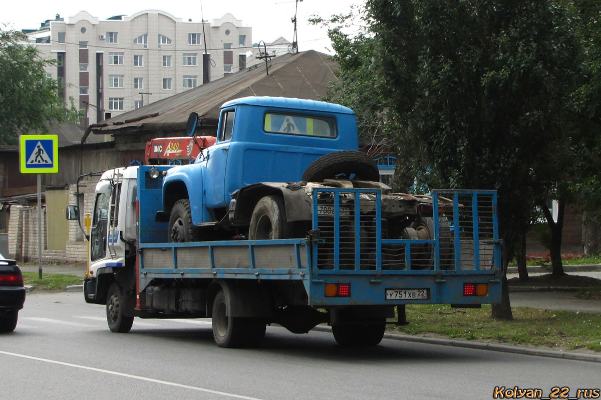 Алтайский край, № У 751 ХВ 22 — Isuzu Forward (общая модель); Алтайский край, № С 788 ВМ 22 — ЗИЛ-130 (общая модель)