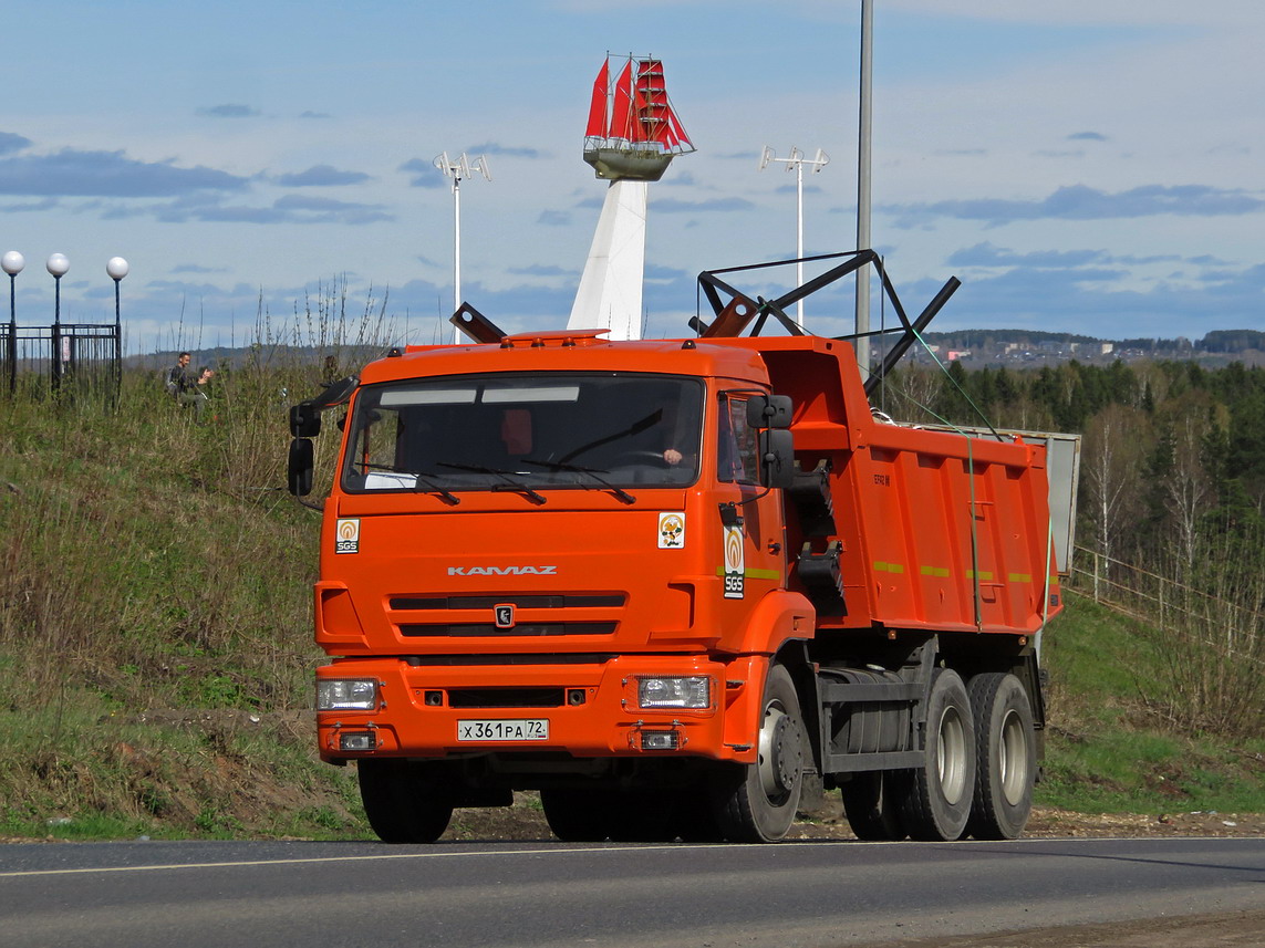 Тюменская область, № Х 361 РА 72 — КамАЗ-65115 (общая модель)