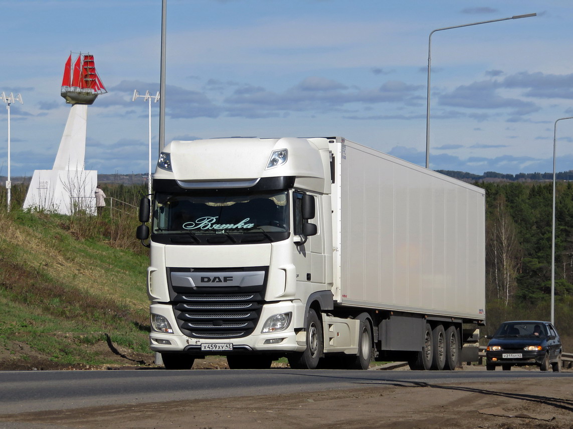 Кировская область, № Х 459 ХУ 43 — DAF XF Euro6 FT