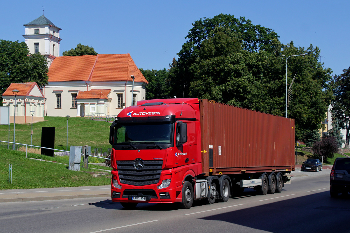 Литва, № LOV 852 — Mercedes-Benz Actros ('2011) 2551