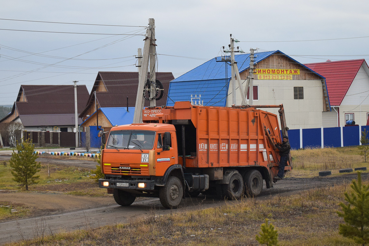 Алтайский край, № Х 729 ХО 22 — КамАЗ-53215-15 [53215R]