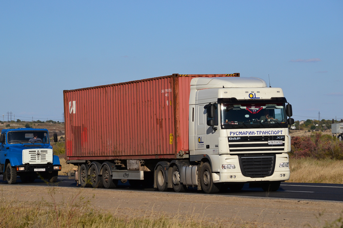 Краснодарский край, № Н 161 ТМ 123 — DAF XF105 FTG