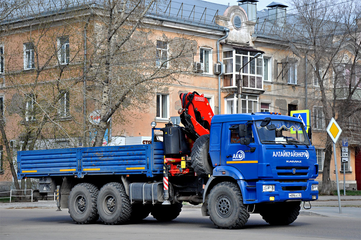 Алтайский край, № М 896 ХС 22 — КамАЗ-43118-46