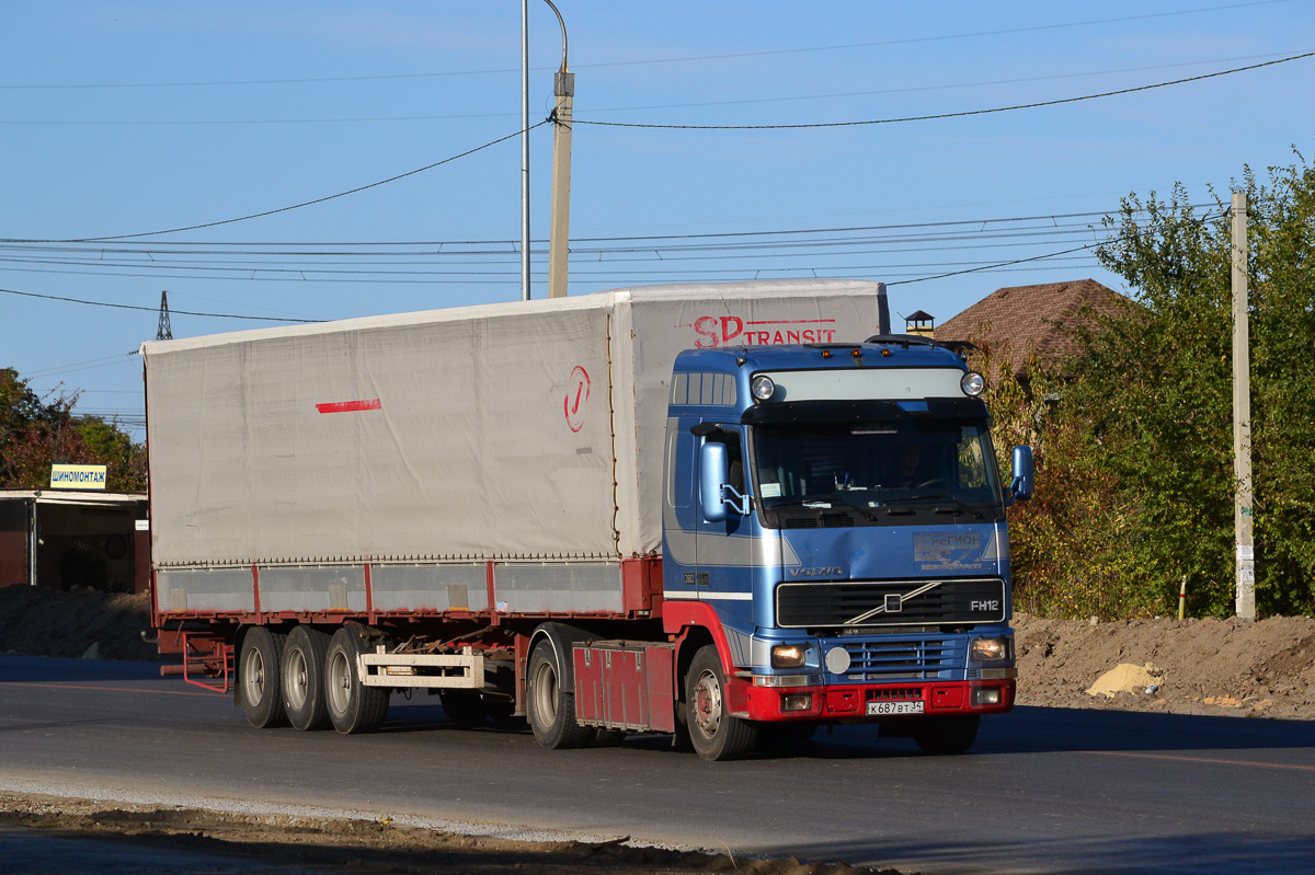 Волгоградская область, № К 687 ВТ 34 — Volvo ('1993) FH12.380