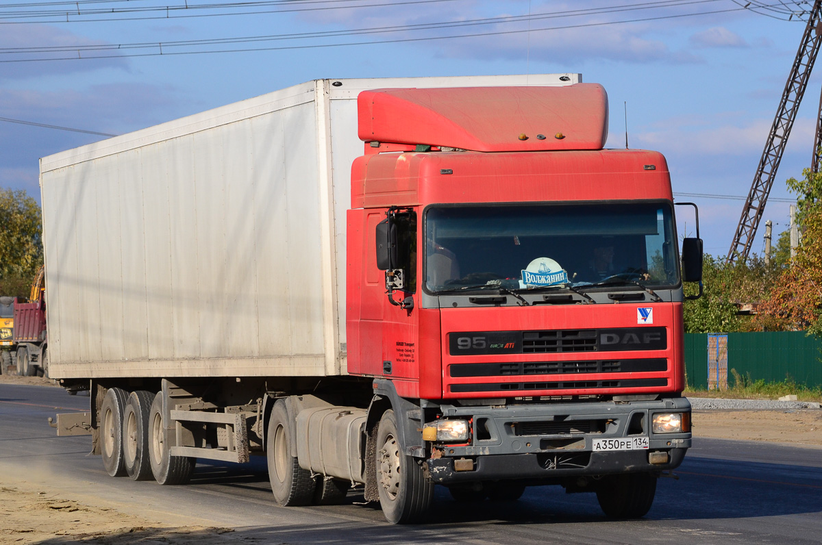 Волгоградская область, № А 350 РЕ 134 — DAF 95 FT