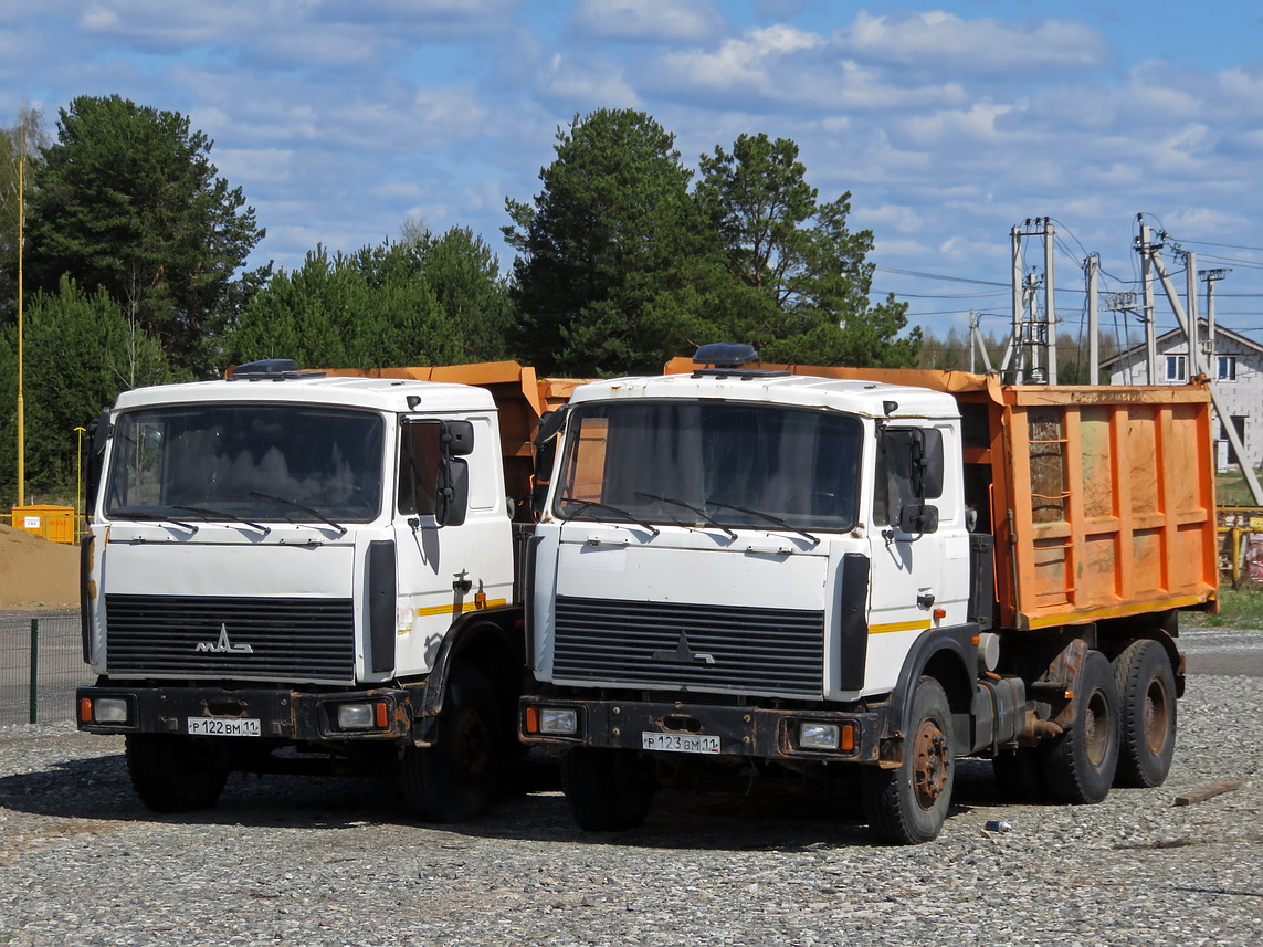 Кировская область, № Р 123 ВМ 11 — МАЗ-5516X5