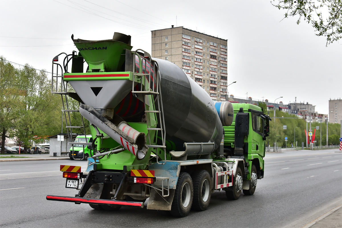 Тюменская область, № К 981 ТУ 186 — Shaanxi Shacman X3000 SX5318