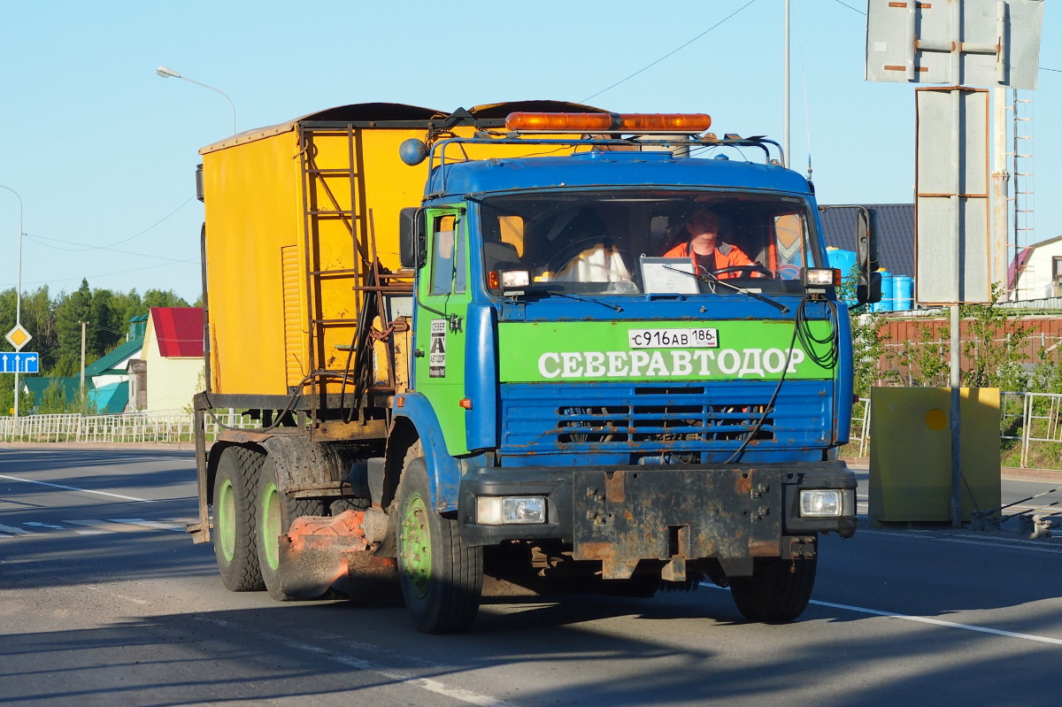 Ханты-Мансийский автоном.округ, № С 916 АВ 186 — КамАЗ-65115-62