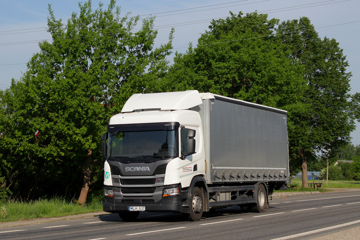 Литва, № MLH 637 — Scania ('2016) P280