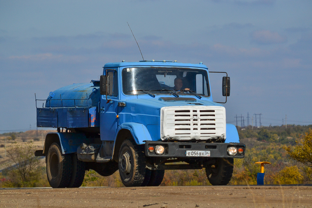 Волгоградская область, № Е 056 ВХ 34 — ЗИЛ-4331/4329/4332/4333/4335 (общ.мод.)