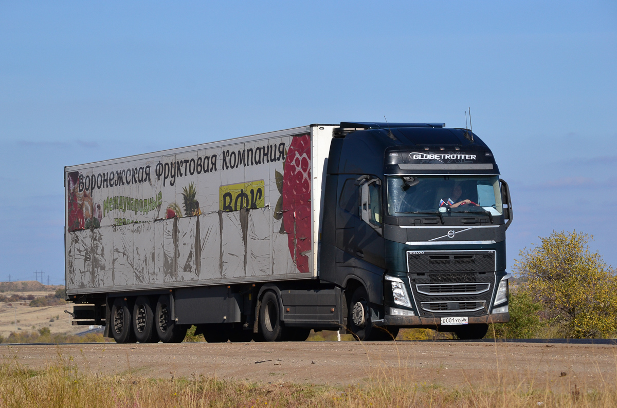 Воронежская область, № В 001 УО 36 — Volvo ('2012) FH.500