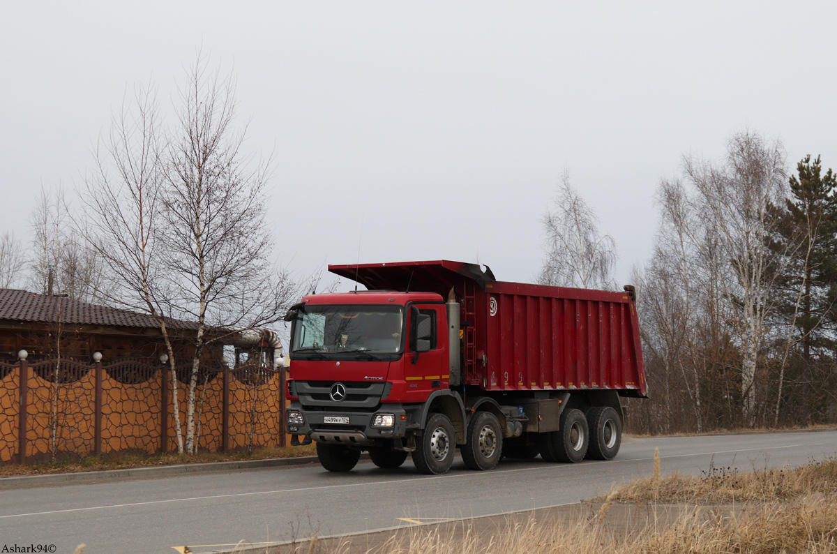 Красноярский край, № Н 499 КУ 124 — Mercedes-Benz Actros '09 4141 [Z9M]