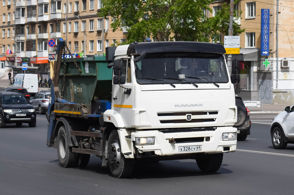 Тверская область, № Х 328 СУ 69 — КамАЗ-43255 (общая модель)